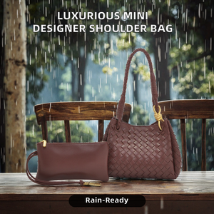 Sac à bandoulière mini de luxe vintage tissé à la main en polyester imperméable et portable, collection Hiver 2025 – Création de mode - Product Image 2