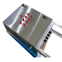 Boîtier de distribution basse tension IP66 en acier inoxydable 25A 220V, finition brossée, certifié CE, avec verrouillage anti-effraction pour usage industriel
