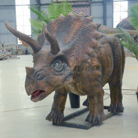 Dinozor Kostümleri Animatronik Model Triceratops Robotik Dinozor Gerçek Boyutta Animatronik Dinozor Simülasyonu Animatronik Modeller