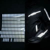 Material reflectante plateado para transferencia de calor para ropa de seguridad - Cumple con la norma EN ISO 20471