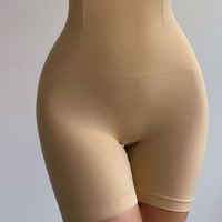 SUHE - Tanga Moldeadora de Cintura Alta sin Costuras, de Alta Calidad, para Mujer, Transpirable, de Punto, que Moldea la Figura y Levanta los Glúteos