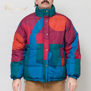 Chaqueta Reversible para Hombre, Color Sólido por un Lado y Estampado por <span class=keywords><strong>el</strong></span> Otro, Relleno de Plumón de Pato, Dos Estilos en una Sola Prenda - Product Image 1