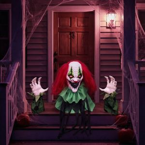 Animatrónico <span class=keywords><strong>de</strong></span> Payaso Groundbreaker para Halloween - Accesorio <span class=keywords><strong>de</strong></span> Payaso Móvil Espeluznante para Decoración <span class=keywords><strong>de</strong></span> Halloween, Carnaval y Casa Embrujada - Product Image 5
