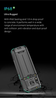 Computadora de Mano con Pantalla Completa de 4 Pulgadas y Android 13.0, Escáner de Código de Barras Portátil, NFC 13.56MHz, Colector de Datos, Funciones 1D/2D, en Existencia
