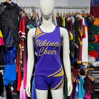 Pantalon de sport léger et extensible en polaire personnalisable pour cheerleading, entraînement, gymnastique et danse, coupe ample