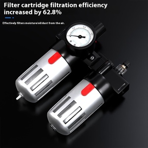 Bfr2000 Dầu Nước Tách Lọc Bfc/BC Nguồn Không Khí Bộ Vi Xử Lý Kim Loại Máy Nén Khí Bơm Với Áp Lực Giảm Điều Chỉnh Van - Product Image 5