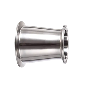 Adaptador reductor de acero inoxidable sanitario de baja pulido, 1 pulgada y 1/2 pulgada, con abrazadera triple, forjado, marca SANSUN/OEM, para agua - Product Image 4