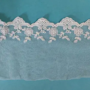 african corded embroidery lace trim