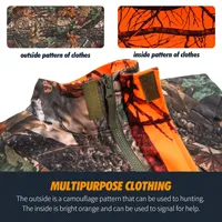 Chaleco de Caza Camuflado para Hombre, Chaqueta sin Mangas, Transpirable, Color Naranja