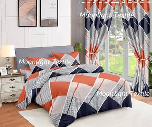 Juego <span class=keywords><strong>de</strong></span> cortinas y sábanas planas <span class=keywords><strong>de</strong></span> <span class=keywords><strong>jardín</strong></span> con estampado <span class=keywords><strong>de</strong></span> flores <span class=keywords><strong>de</strong></span> microfibra King <span class=keywords><strong>de</strong></span> estilo francés, 6 uds. - Product Image 2