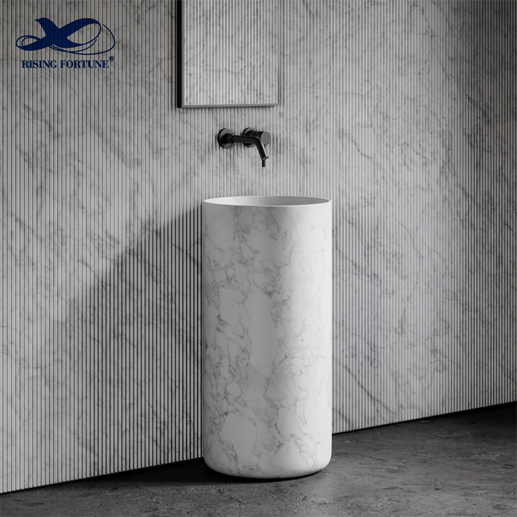 pedestal sinks travertine