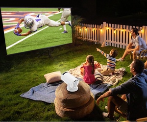 Projecteur LED intelligent Anxin M5, alimentation 5V, projecteur à faisceau simple, mini projecteur portable de poche, projecteur sans fil Wifi, faisceau vidéo - Product Image 4