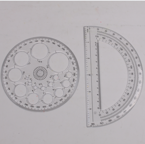 סיטונאי 30 ס "מ ברור פלסטיק סט עם לוגו מותאם אישית 6pcs בית ספר ציוד נייר מכתבים - Product Image 2