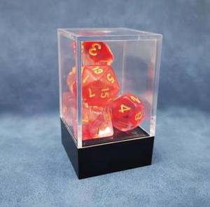 Boîte de rangement pour <span class=keywords><strong>dés</strong></span> <span class=keywords><strong>Chessex</strong></span> de qualité supérieure, multi-emplacements, écologique, pour l'affichage et le rangement des <span class=keywords><strong>dés</strong></span> - Product Image 1