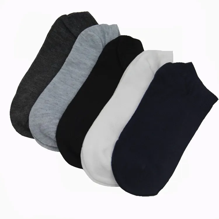 Cotton Casual Ankle No Show Black White Grey Athletic Low Cut unisex Socks