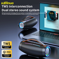 Haut-parleur portable Bluetooth de grande capacité pour l'extérieur, double effet, grand haut-parleur, 20W, subwoofer haute puissance, Bombox 3