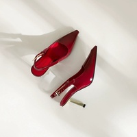 Sandales à talons hauts tendance 2025, nouveau style mules, pantoufles avec talons hauts, sandales Mujer, chaussures pour femmes