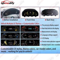 Panel de Instrumentos Digital de 12.3 Pulgadas para BMW E60 E90 2003-2013, Velocímetro LCD con Pantalla de Información del Vehículo en Tiempo Real