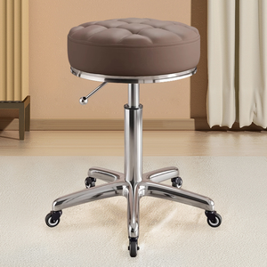 Beauty chair with sliding wheels hair salon chair beauty salon special large work <b>stool</b> height-adjustable rotating chair - Product Image 4