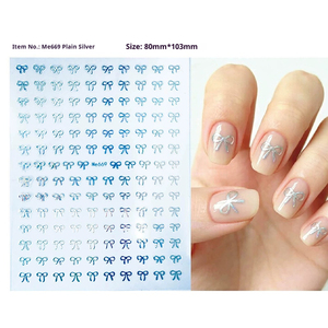 Pegatinas para <span class=keywords><strong>uñas</strong></span> con lazo <span class=keywords><strong>de</strong></span> varios estilos y colores, autoadhesivas, impermeables, duraderas, calcomanías <span class=keywords><strong>de</strong></span> moda para <span class=keywords><strong>uñas</strong></span> para un aspecto <span class=keywords><strong>de</strong></span> manicura elegante - Product Image 5