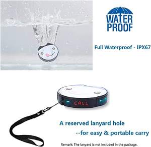 BYHUBYENG Guest Coaster <span class=keywords><strong>Food</strong></span> Court Pager System Vibrateurs de <span class=keywords><strong>service</strong></span> pour restaurants Gestion des files d'attente sans fil 15 bipeurs - Product Image 6