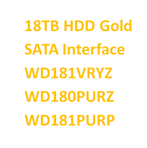 Großhandel brandneue Original WD181VRYZ WD180PURZ Gold HDD 18TB/20TB/22TB Enterprise Server NAS Interne Daten Festplatte - Product Image 1