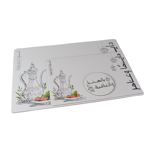 En plastique Numérique <span class=keywords><strong>Photo</strong></span> Impression Faite sur commande <span class=keywords><strong>de</strong></span> Restaurant Stratifié Imprimé Napperon - Product Image 1