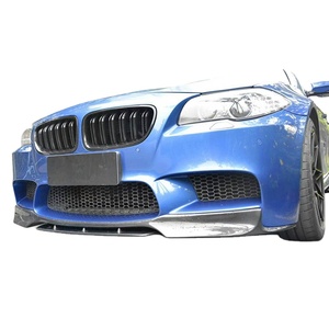 Labio delantero tipo V, kit de carrocería de fibra de carbono, labio de parachoques delantero para <span class=keywords><strong>BMW</strong></span> <span class=keywords><strong>M5</strong></span> F10 2012-2015 - Product Image 1