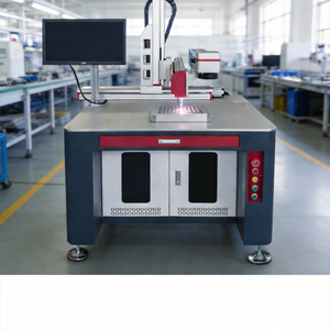 100W Raycus Fiber Laser Marking Machine <b>Large</b> Format Seamless Splicing Metal Etching for Stainless Steel Color - Product Image 1