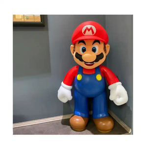 <span class=keywords><strong>2023</strong></span> venta al por mayor al aire libre dibujos animados trabajador personaje tamaño real fibra de vidrio superhéroe <span class=keywords><strong>Mario</strong></span> estatua colorido Metal plateado hecho a mano - Product Image 1