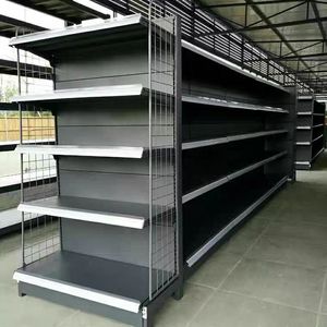 Gondole adaptée aux besoins du client de rayonnage de supermarché de couche de revêtement de poudre, supermarché - Product Image 4