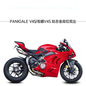Tuyau d'échappement en alliage de titane argenté pour <span class=keywords><strong>Ducati</strong></span> Street Fighter <span class=keywords><strong>Panigale</strong></span> <span class=keywords><strong>V4</strong></span>/S, section intermédiaire arrière, échappement de moto - Product Image 2