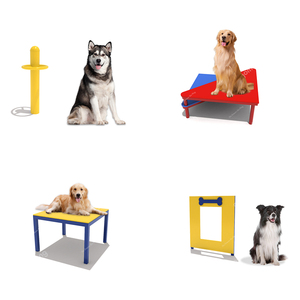 Equipo de Juego para Perros, Parque de Agilidad para Interiores y Exteriores, Set de <span class=keywords><strong>Entrenamiento</strong></span> de Plástico para Perros, para <span class=keywords><strong>Entrenamiento</strong></span> en el Patio Trasero - Product Image 6