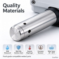 Sensor Level Air ODM IP68 BLE WiFi Notifikasi Cerdas Perangkat Keras Firmware Desain PCBA Tata Letak PCB Skema Kontrol Aplikasi Turnkey