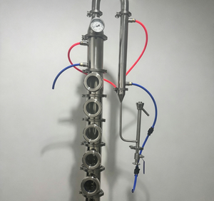 Cabezal de Columna de Tres Vías de Acero Inoxidable, Conjunto de Purificación por Destilación para Elaboración Casera, Módulo de Expansión de Vapor de Alcohol - Product Image 3