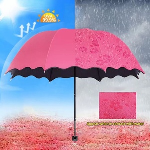 Promotional Full <b>Automatic</b> Open Compact Travel <b>Umbrella</b> Modern Design Windproof for Men Women Teenagers for Business Gifts - Product Image 5