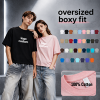 T-shirt surdimensionné pour homme en coton 100% uni, coupe ample, logo personnalisé, impression DTG, impression à l'écran en relief, streetwear hip-hop, t-shirt court