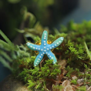 Starfish <b>Ring</b> 316L Stainless Steel PVD <b>Gold</b> Plating Sustainable Resistant Fashion Jewelry - Product Image 3