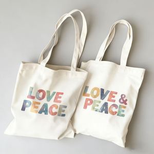 Custom Recycle Reusable Shopping Blank Organic Plain Cotton <b>Canvas</b> <b>Tote</b> Bag with Custom Printed Logo - Product Image 1
