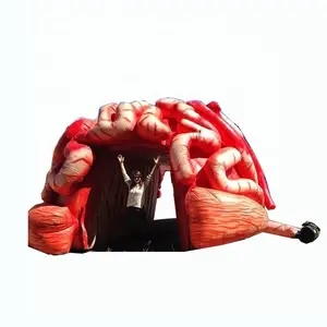 Lifelike Giant Inflatable Brain Model Colorful Promotional Fearful Inflatable Cerebrum Model Tent for Medical Display
