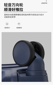 Juego de Maletas de 4 Piezas al por Mayor para Viajes de Negocios, con Ruedas Giratorias, Candado de Combinación, Maleta de Mano Negra - Product Image 3