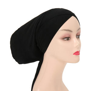 Nuevo estilo Underscarf Close in the Back Popular Under Inne <span class=keywords><strong>Hijab</strong></span> 12 colores Hijabs interiores para mujeres musulmanas <span class=keywords><strong>Hijab</strong></span> interior Under - Product Image 6
