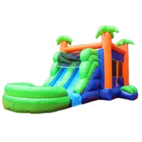 Château sautant gonflable Offre Spéciale combiné avec toboggan piscine gonflable commerciale extérieure pour enfants
