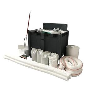 Kit Antiderrames Ttake, Contenedor Portátil de PVC con Ruedas de 570 Litros, Solo para Aceite, para Incendios de Solventes de Hidrocarburos - Product Image 1