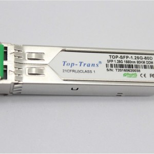 โมดูลออปติคอลท็อปทรานส์ เอสเอฟพี 1.25G 80Km Ddm สำหรับอุปกรณ์ไฟเบอร์ออปติก - Product Image 4