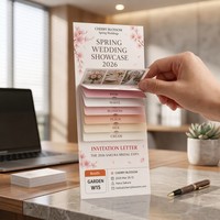 Tarjetas de Boda en Cascada Personalizadas al por Mayor con Tipografía Gratuita, Diseño Profesional y Entrega Rápida