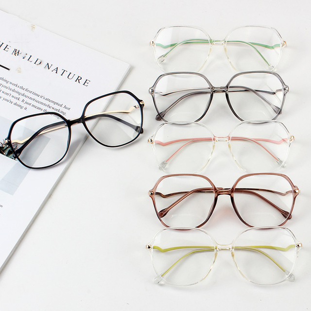 New Transparent Blue Light Blocking Glasses Women TR90 Anti-Blue Light Optical Glasses Anti Blue Light Blocking Glasses Frame