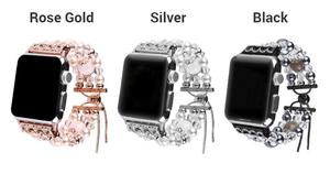 CHAUDE <span class=keywords><strong>Fantaisie</strong></span> Perle <span class=keywords><strong>Bracelet</strong></span> de Montre Pour <span class=keywords><strong>Apple</strong></span> Montre iWatch Perle Sangle Série 5 4 3 2 1 - Product Image 2