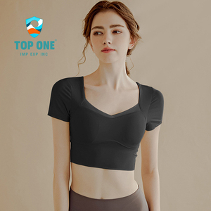 TopOne Chaleco deportivo de alta elasticidad para mujer Top de yoga para correr a prueba de golpes para dar forma a tu figura - Product Image 6
