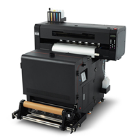 Nieuwe 24 inch digitale DTF huisdierfilm printer T-shirt textiel printmachine automatisch 24 inch dubbele Eps I3200/i1600/xp600 printkoppen